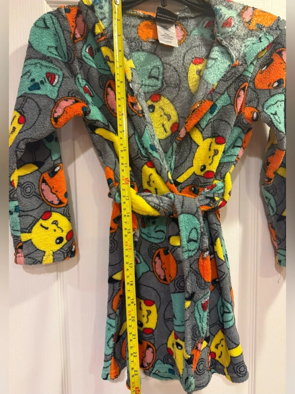 Kids Plush Pokémon Hooded Bathrobe